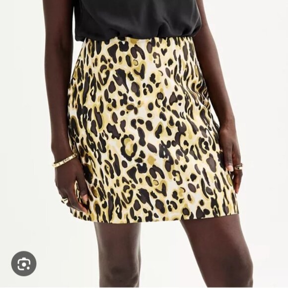 Animal Print Skirt: New - Picture 1 of 6